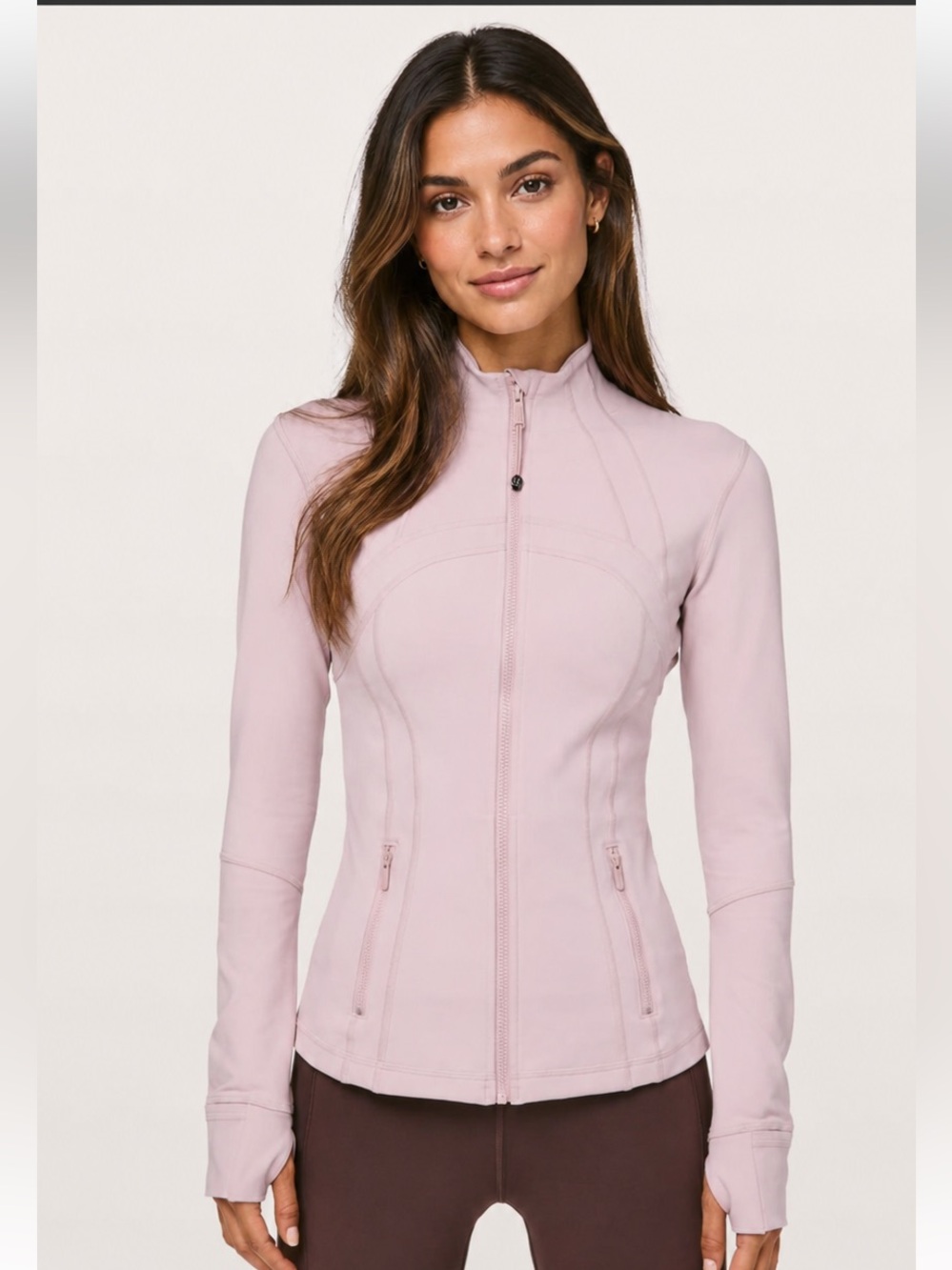 Lululemon Define Jacket Nulu Size 8 NWT Pink Porcelain